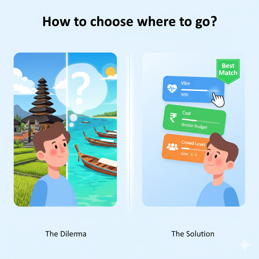 How to choose where to go